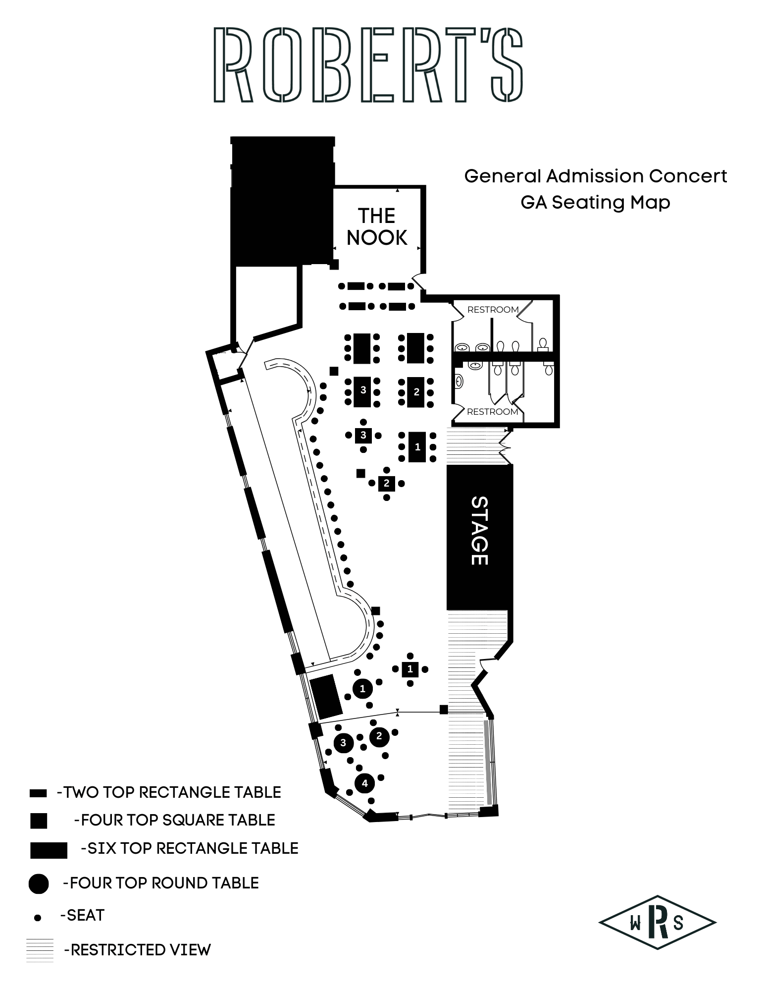 Seating map 1